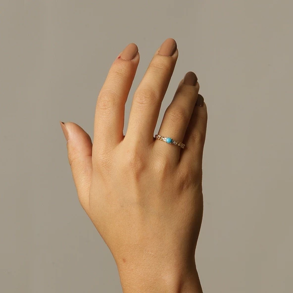 Firuze Taşlı Yüzük ürün görseli 1