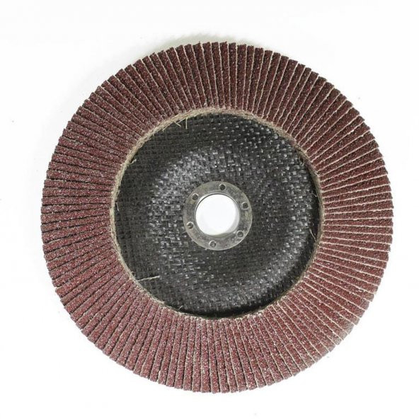 Metal Ahşap Flap Disk Alüminyum Oksit Zımpara 180 mm 120 Kum - 2