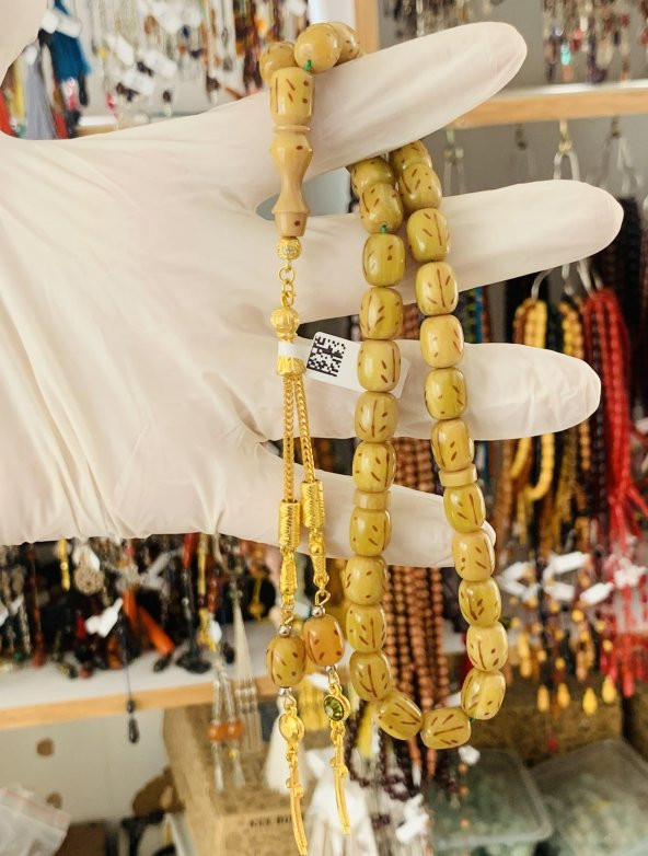 KATALİN KANAYAN BAĞA TESBİH YEŞİL KAPSÜL MODEL - 2