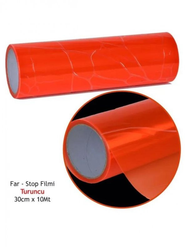 Turuncu Far Stop Filmi 30 Cm X 10 Metre - 2