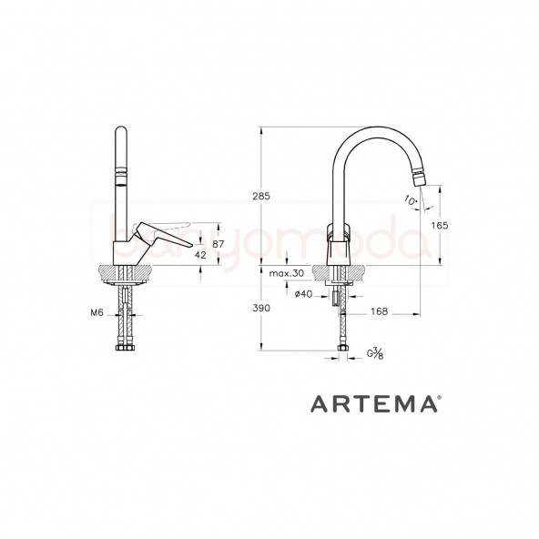 Artema A42148 Solid S Eviye Bataryası - 2