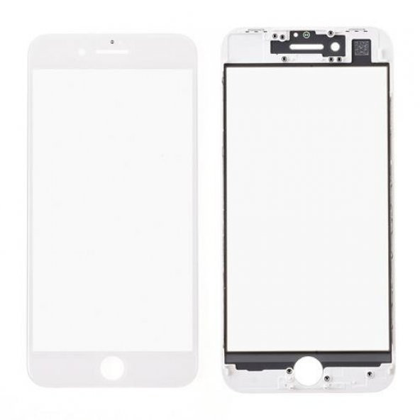 Apple iPhone 8 Ocalı Çıtalı Ön Cam Lensi Orjinal Kalite - 3