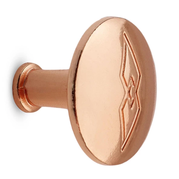 Big Düğme Kulp Mobilya Mutfak Çekmece Dolap Dolabı Kapak Kulpu Kulpları Kulbu Bakır Metal - Resim 3