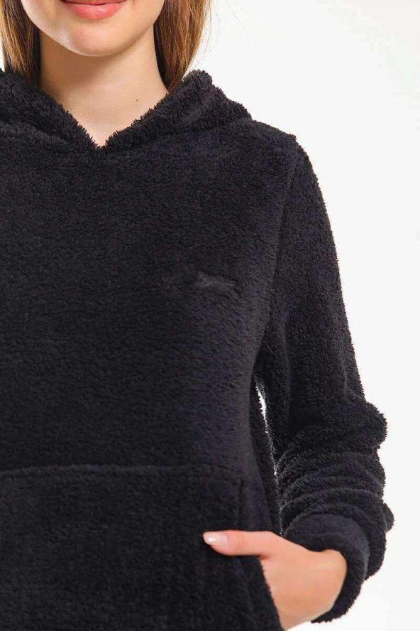 Slazenger Sade Kadın Polar Siyah - 3