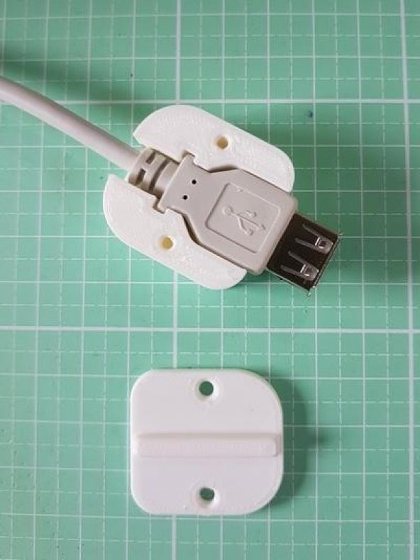 Usb Kabel Halter, Kablo Tutucu, Bilgisayar Plastik Aparat