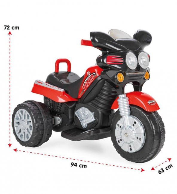 Wind Pilsan Akülü Çocuk Motosiklet 12Volt 05-259 - 2