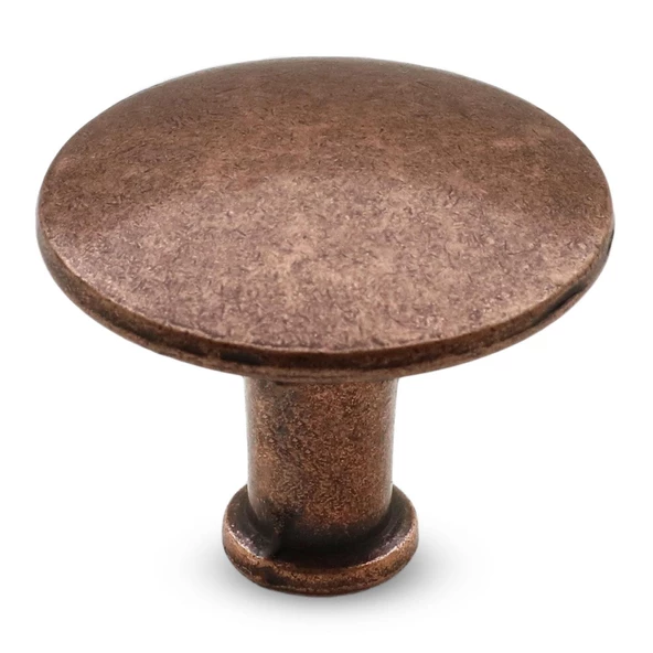 Big Düğme Eskitme Antik Bakır Metal Mobilya Mutfak Çekmece Dolap Dolabı Kapak Kulpu Kulbu Kulpları - Resim 6