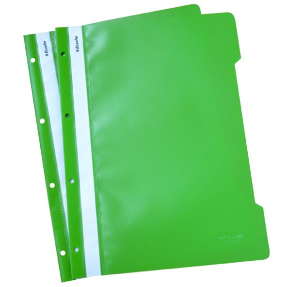 Esselte Telli Dosya Plastik A4 Yeşil (50 li paket) SLT-4199