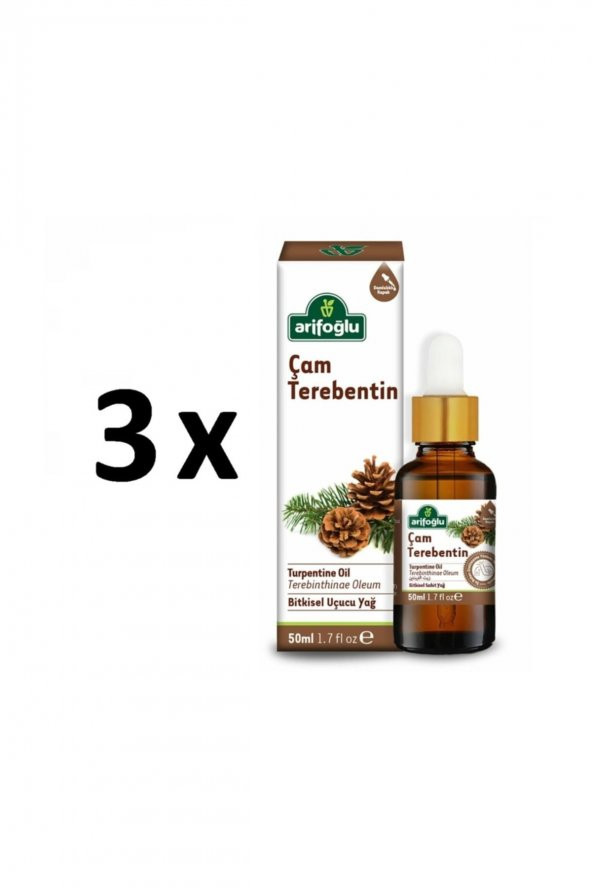 3 Adet  Çam Terebentin Yağı 3 X 50 ml ürün görseli 1