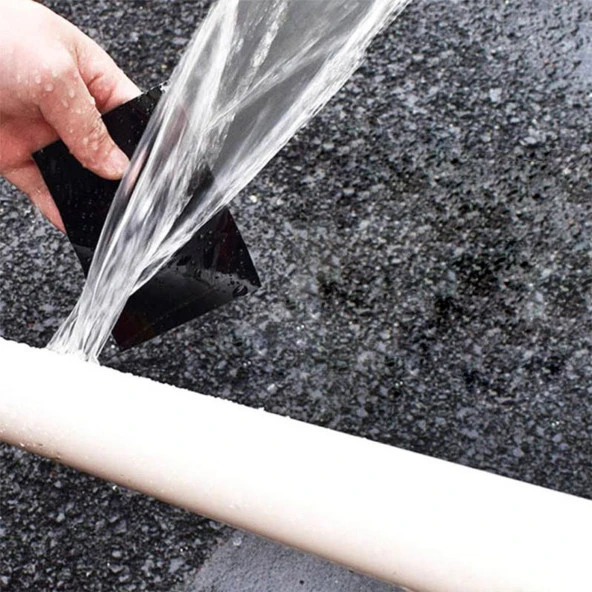 Tamir Bandı Siyah Suya Dayanıklı Su Geçirmez Sızdırmaz Bant 10 cm x 1.5 Metre - 5