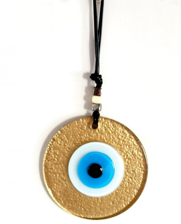 Gold Renk Nazar Boncuklu El Yapımı Duvar Süsü ürün görseli