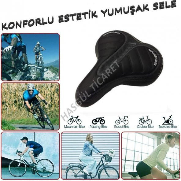 Hsgl Bisiklet New Century Reflektörlü Konforlu Yaylı Şehir Yol Selesi - 5