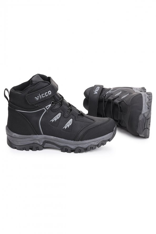 Vicco Arbor Cırtlı Kız/Erkek Çocuk Bot Ayakkabı 869.20K.251 Siyah
