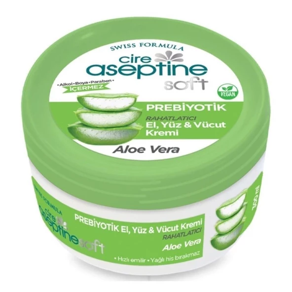 Cire Aseptine Aloevera Krem 300 Ml