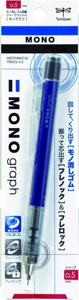Tombow Mono Graph 0.5mm Mekanik Kurşun Kalem - Mavi