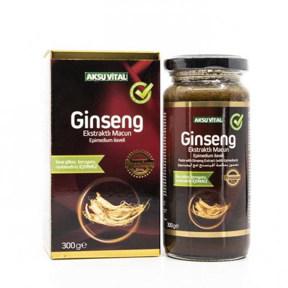 Aksu Vital Ginseng Ekstraktlı Bitkisel Macunnu 300 gr