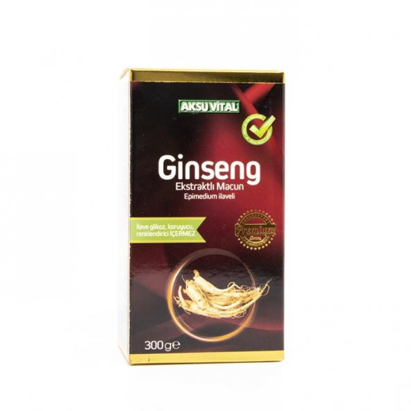 Aksu Vital Ginseng Ekstraktlı Bitkisel Macunnu 300 gr - 2
