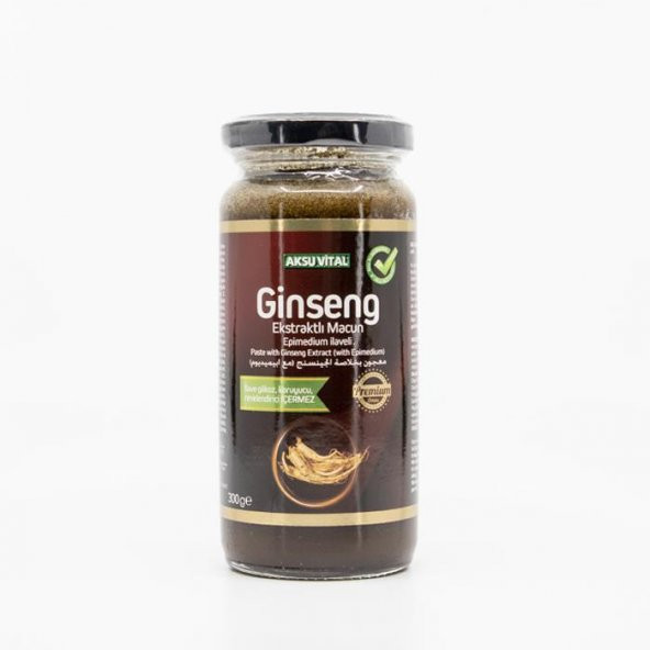 Aksu Vital Ginseng Ekstraktlı Bitkisel Macunnu 300 gr - 3