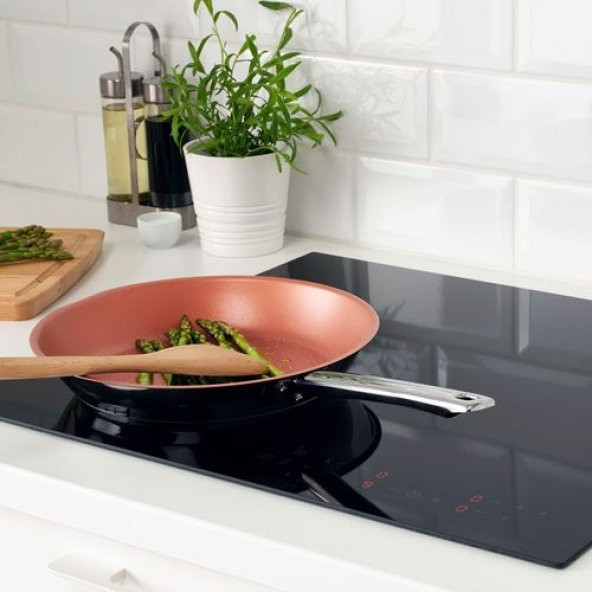 Kızartma Tavası 28 Cm Bakır Renk IKEA Paslanmaz Çelik Bakır Renk - 2