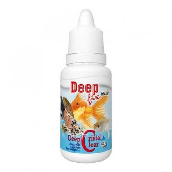 Deep Fix Crystal Clear Akvaryum Su Berraklaştırıcı 50 ML