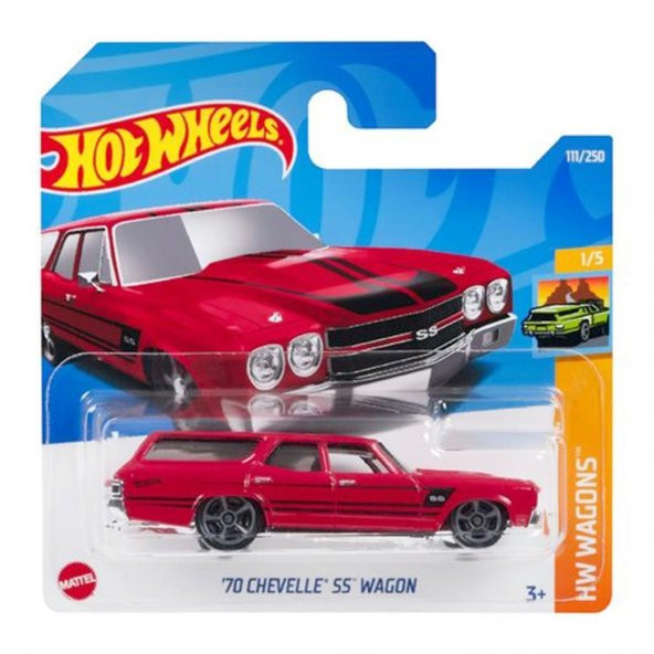 Hot Wheels Tekli Arabalar 70 CHEVELLE SS WAGON HCX23