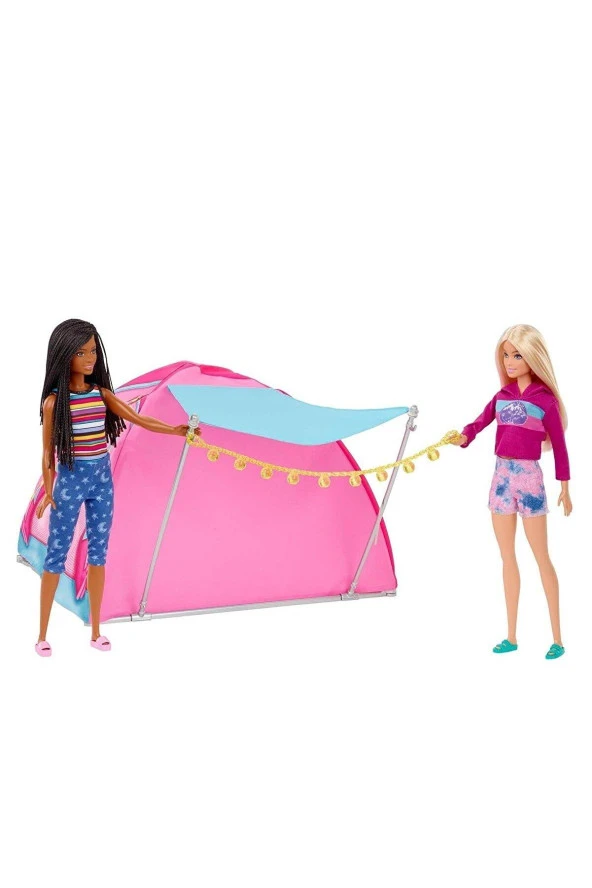Barbie Malibu Ve Brooklyn Kampta Oyun Seti - 4