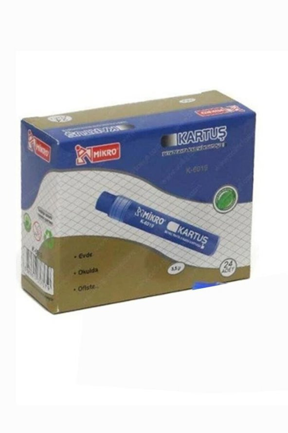 Mavi Tahta Kalemi Kartuşu 6 Adet Beyaz Tahta Kalemi Mürekkep Kartuşu Mavi - 3