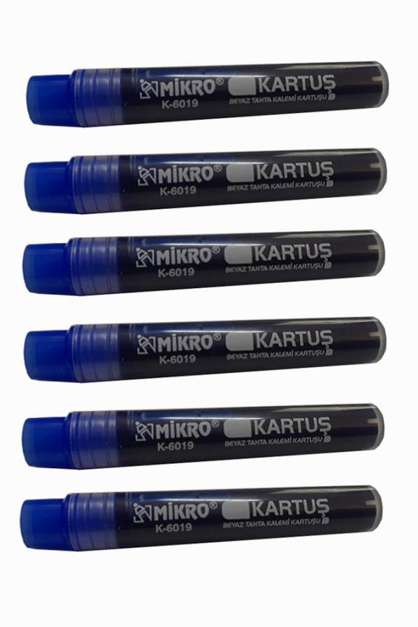 Mavi Tahta Kalemi Kartuşu 12 Adet Beyaz Tahta Kalemi Mürekkep Kartuşu Mavi - 5