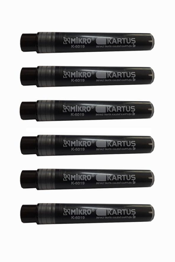 Siyah Tahta Kalemi Kartuşu 12 Adet Beyaz Tahta Kalemi Mürekkep Kartuşu Siyah - 5