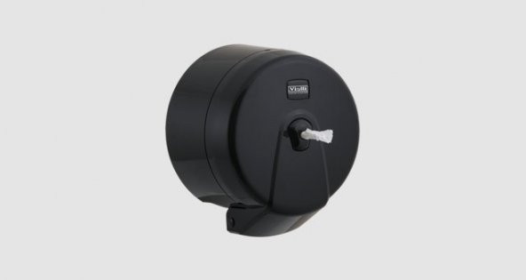 Vialli K3B Mini Cimri İçten Çekmeli Tuvalet Kağıdı Dispenser Aparatı Siyah - 3