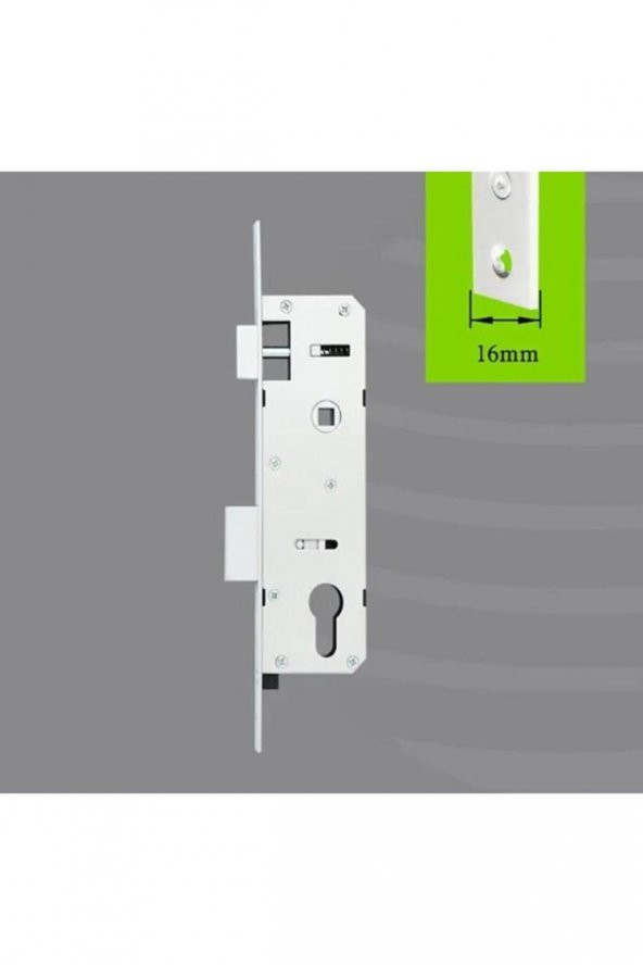 Pimapen Pvc Kapı Kolu + 35 mm Kilit + 90 Mm Barel Kilit Göbeği Takım - 5