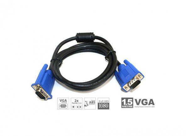 Vga Kablo Görüntü Kablosu 1 5Metre