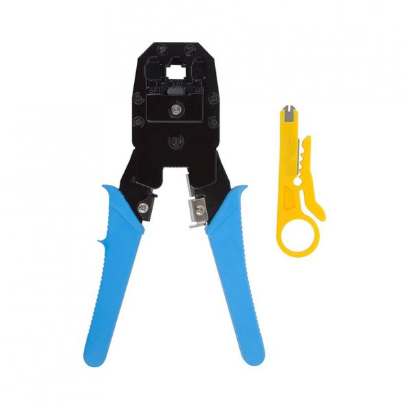 Rj45 Ethernet Rj11 Rj12 Rj45 Telefon Sıkma Çakma Pensesi Cat5 Cat6 Pense+ Kablo Soyucu