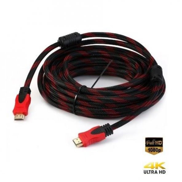 Primex Px-Hdmi20 2K Fullhd 20 Metre Hdmi To Hdmi Kablo Örgülü - 2