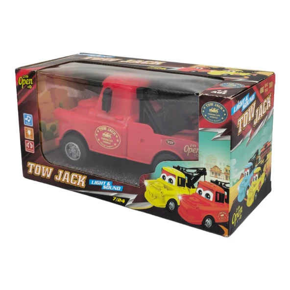 Canali Oyuncak Pilli Sesli Işıklı Tow Jack Çekici Kamyonet - 11