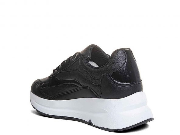 Çarıkçım Kadın Sneaker Ayakkabı Siyah-Beyaz 139 137 - 3