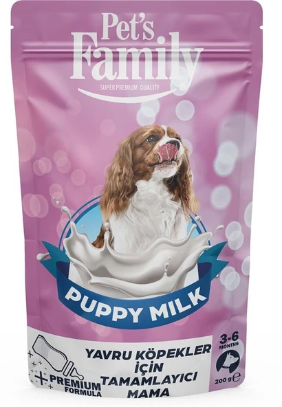 Pets Family Köpek Süt Tozu 200 Gr ürün görseli 1