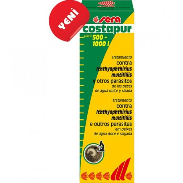 Sera Costapur Akvaryum Dış Parazit İlacı 50 Ml