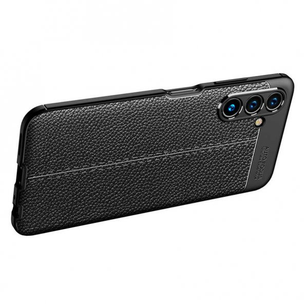 Galaxy A04S Kılıf Zore Niss Deri Desenli Silikon Kılıf - Resim 10