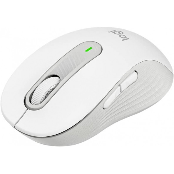 Logitech Signature M650 L Büyük Boy Sol El Kablosuz Beyaz Mouse 910-006240