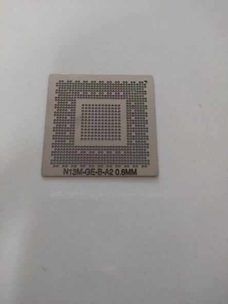 KALIP STENCİL 0,6 MM N13M-GE-B-A2 N13M-GE1-B-A1 N14M-GE-B-A2 N14M-GL-B-A2 N14P-GV2-B-A1 ürün görseli