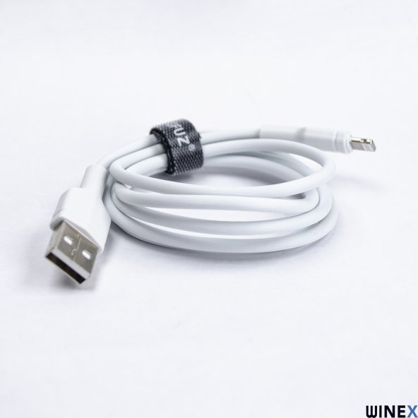 Winex CA58 2.4A UsbA to Lightning Data ve Hızlı Şarj Kablosu Beyaz - 2