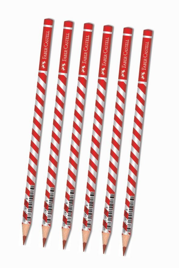 Kırmızı Başlık Kalemi Candyroll 6 Adet Faber Kırmızı Başlık Kalemi