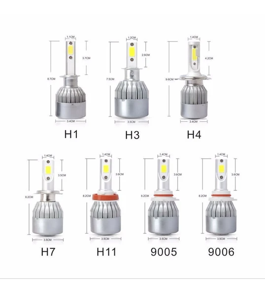 Fiat Linea Uzun Far Kısa Far Led Xenon Şimşek Etkili 2007 ve Üzeri - 4