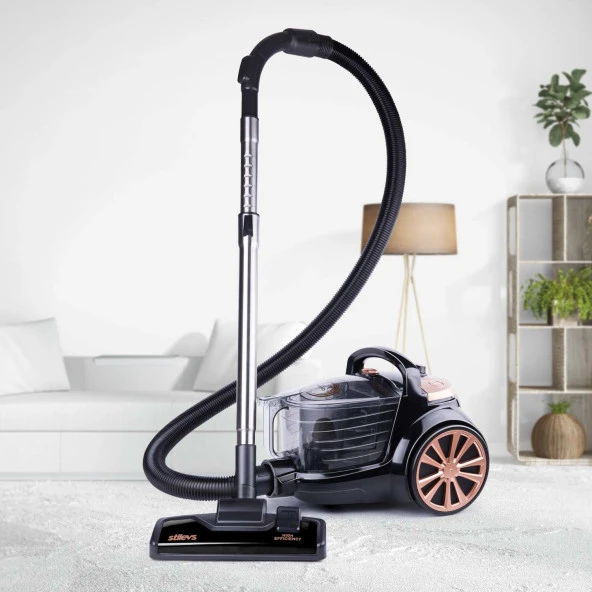 STİLEVS SPEKTRON TORBASIZ SÜPÜRGE SİYAH-BAKIR