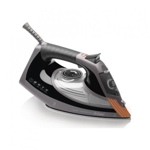 Arzum AR693 Siyah Steamart Lux Seramik Tabanlı Ütü -siyah - 1
