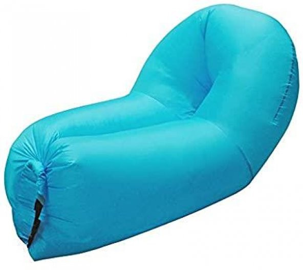 Cape Cod Şişme Şezlong Mavi Bahçe Koltuğu Tek Kişilik Air Lounger - 2