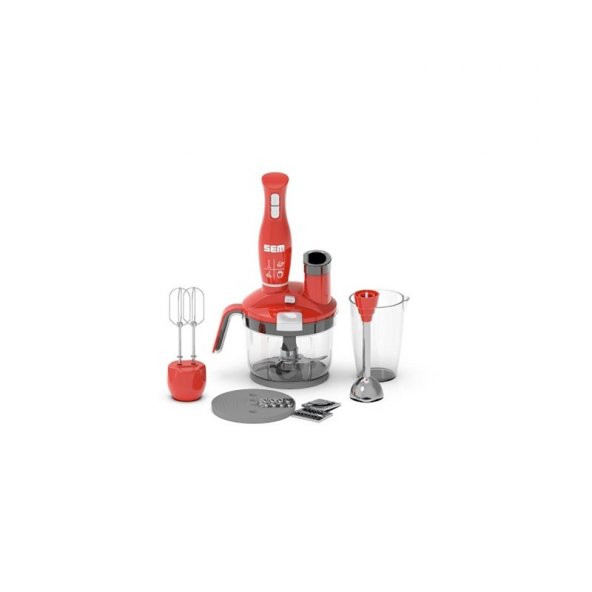 Sem SK-234 Problade  Blender Seti Kırmızı