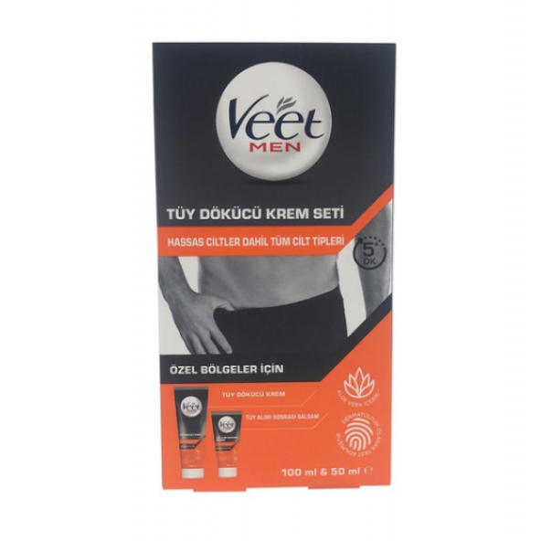 Veet Men Tüy Dökücü Krem Seti 100 Ml + 50 Ml