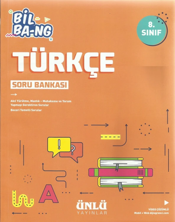 ÜNLÜ 8.SINIF TÜRKÇE BİL BA-NG SORU BANKASI